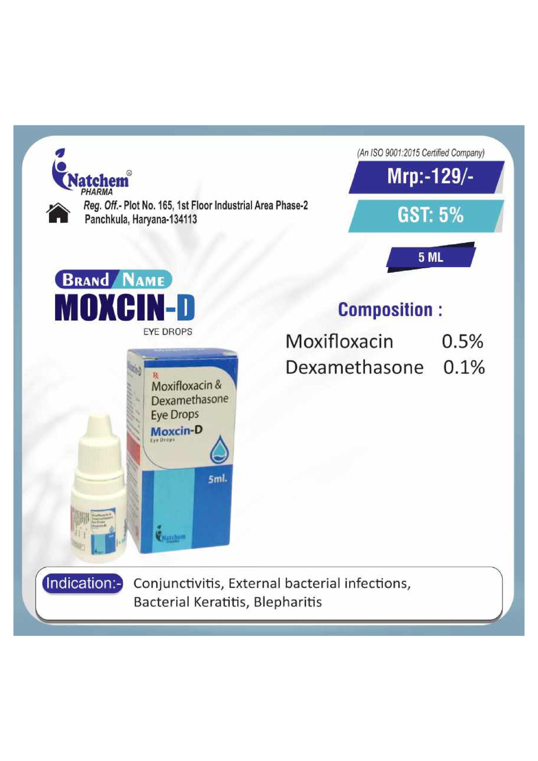 MOXCIN-D EYE DROP