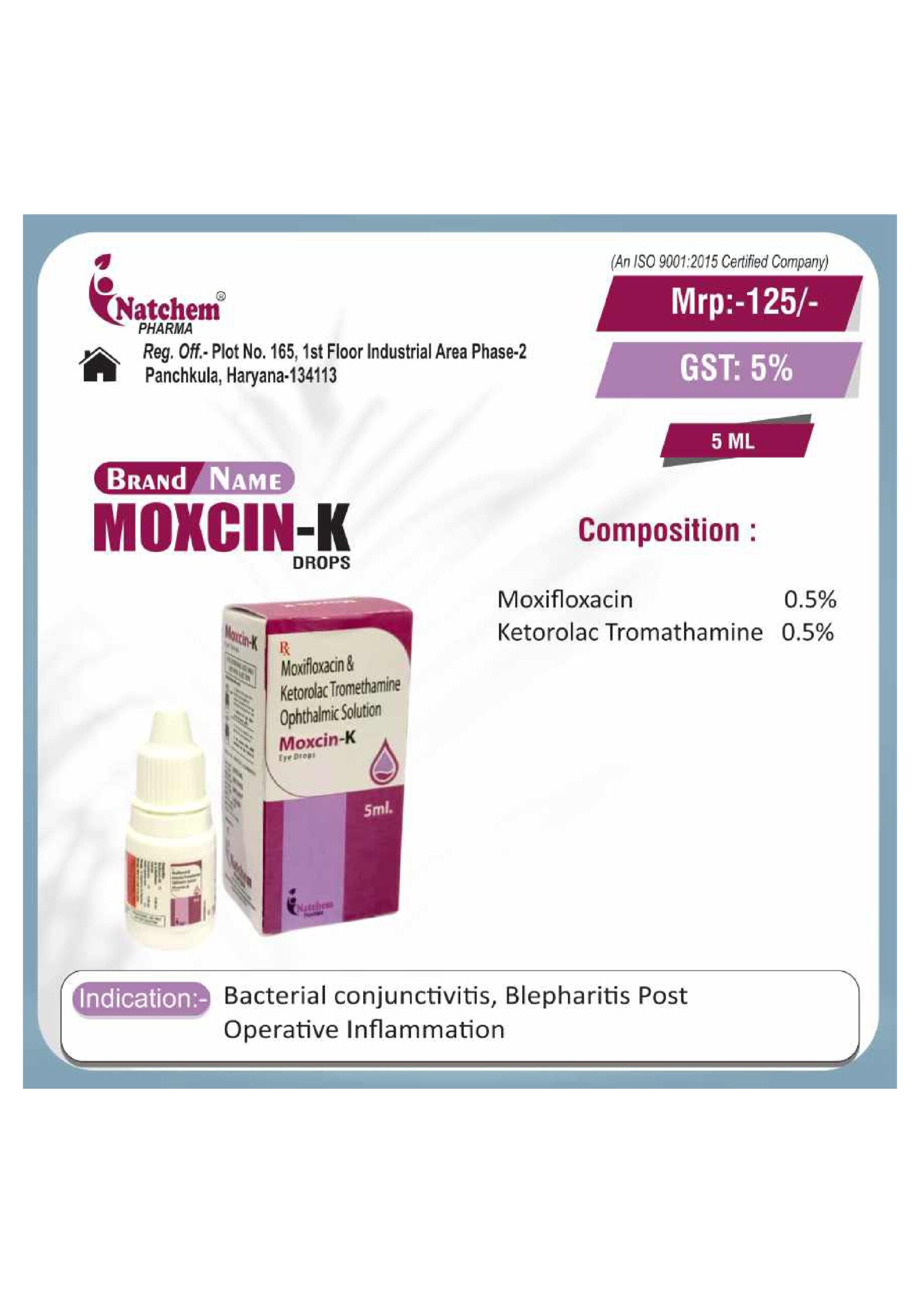MOXCIN-K EYE DROP