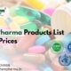 PCD Pharma Product List With Prices