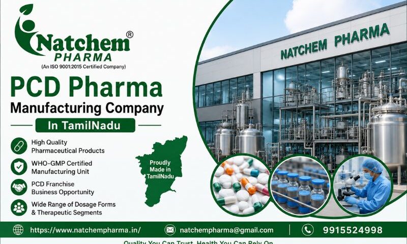 PCD Pharma Manufacturing Company In TamilNadu