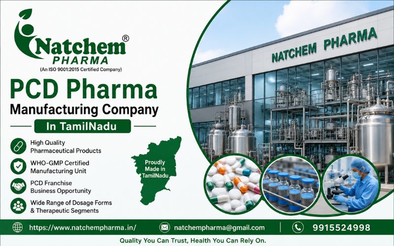 PCD Pharma Manufacturing Company In TamilNadu